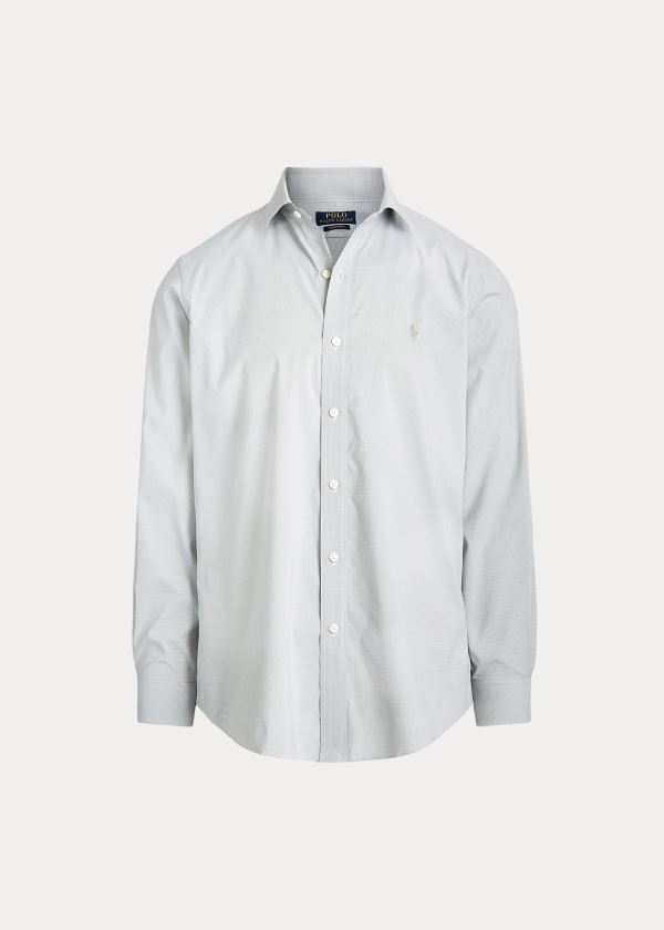 Camisa Ralph Lauren Hombre Grises / Blancos - Performance Stretch - HCRDB9240